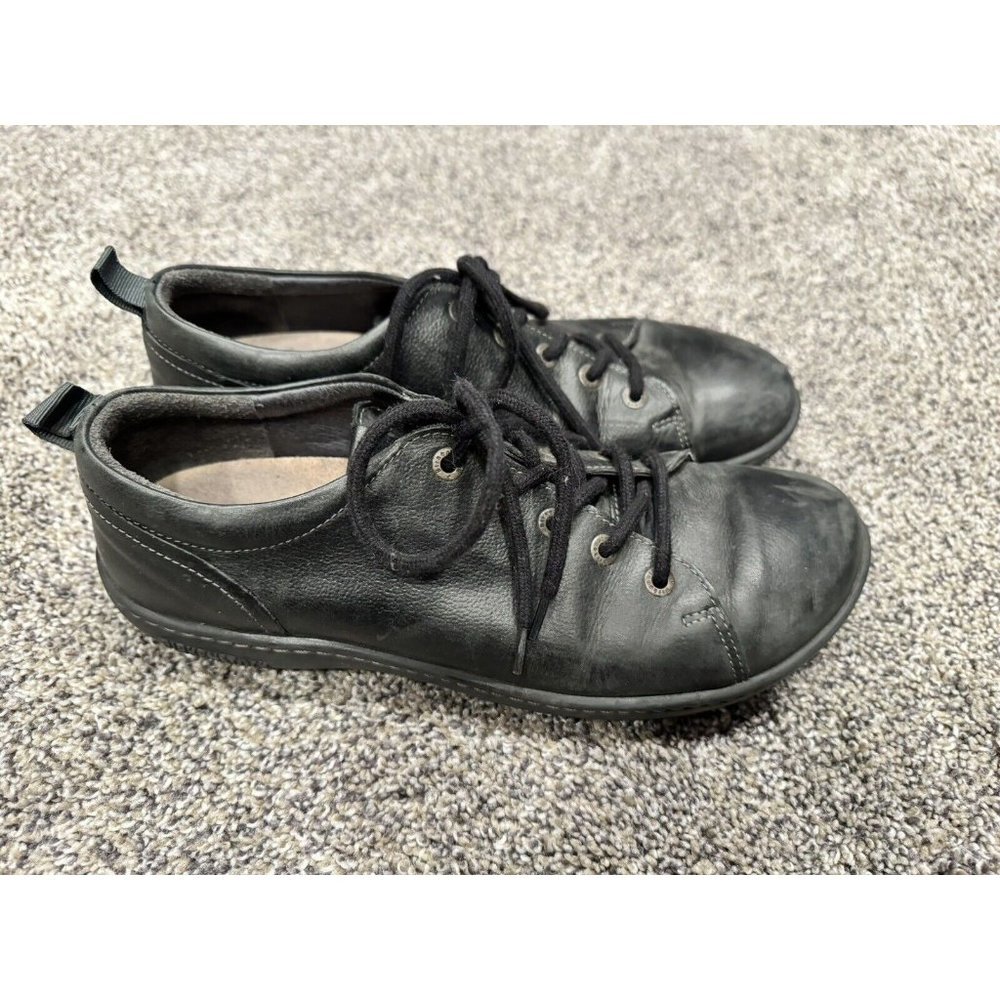 Birkenstock Islay Black Leather Shoes Ladies 9 Men’s 7